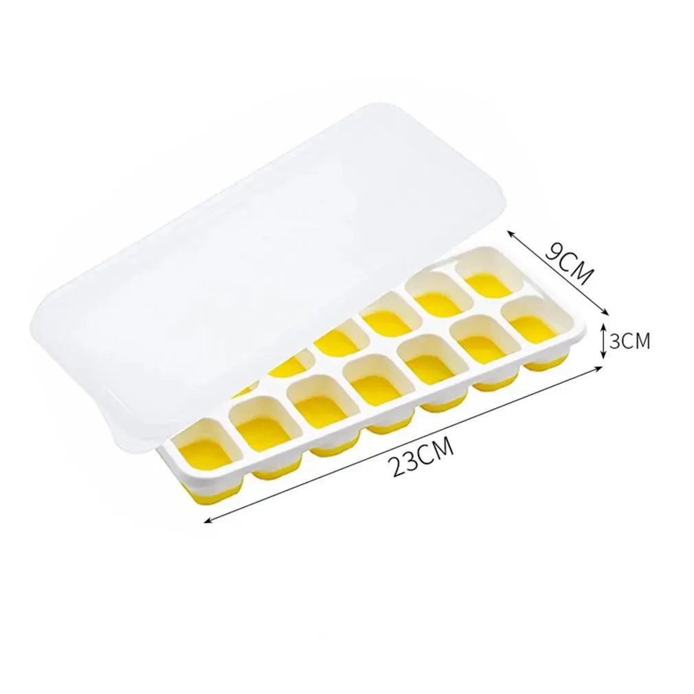 14-Grid Silicone Ice Cube Tray
