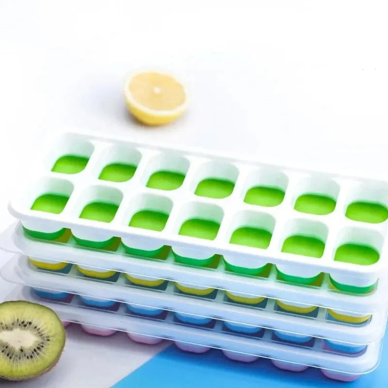 14-Grid Silicone Ice Cube Tray