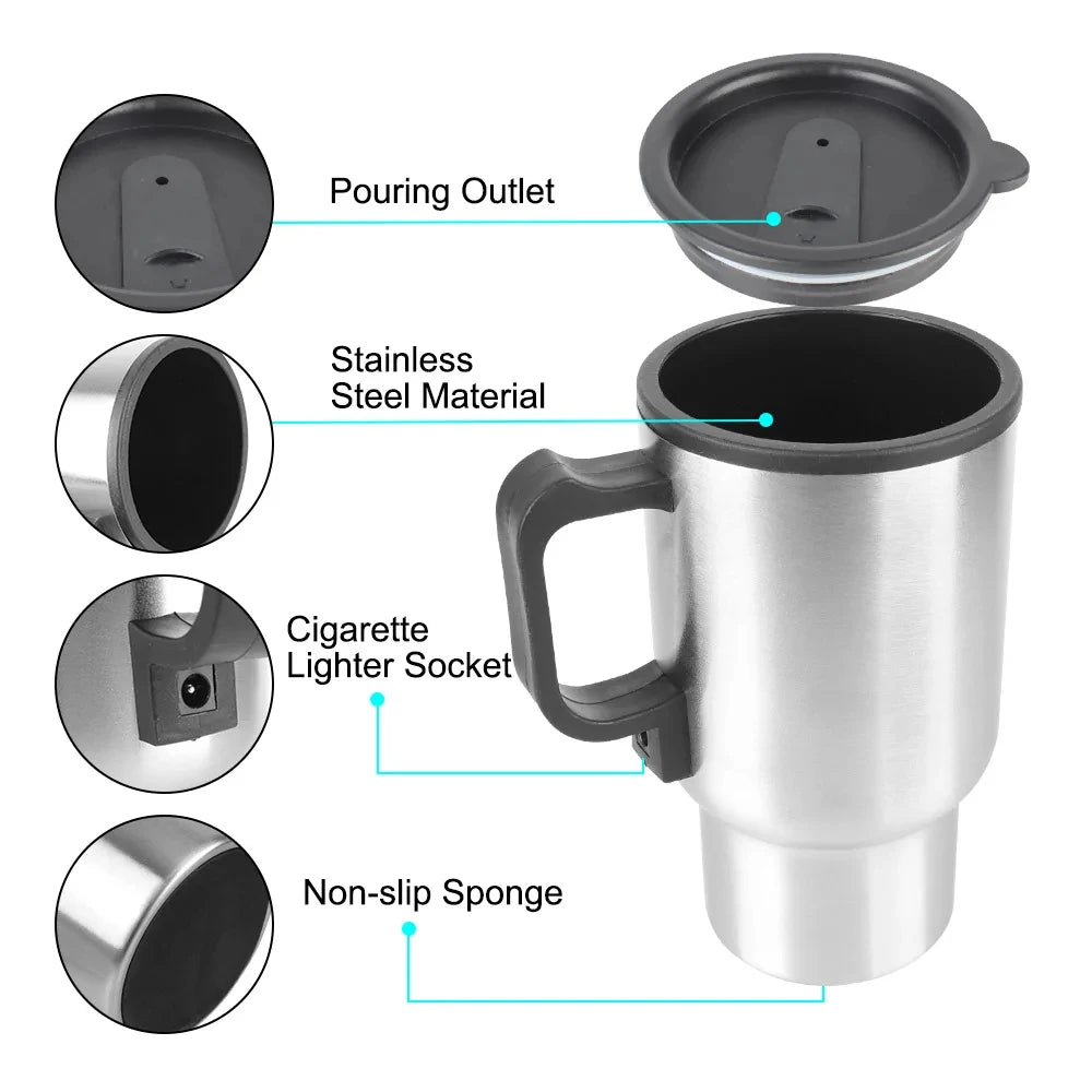 12V Car Heating Travel Mug