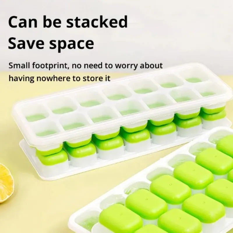 14-Grid Silicone Ice Cube Tray